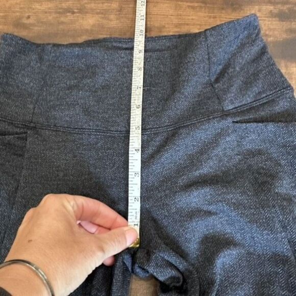 ATHLETA Herringbone Mercer Tights Leggings Pockets Navy Size XS #353504 Petite - Picture 10 of 15